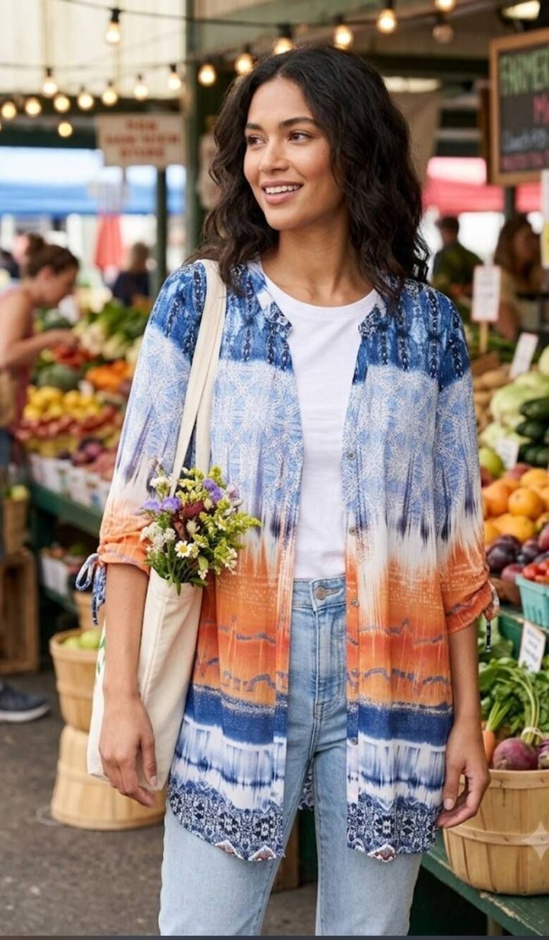 Michael Tyler Cardigan Sz XXL Multi-color